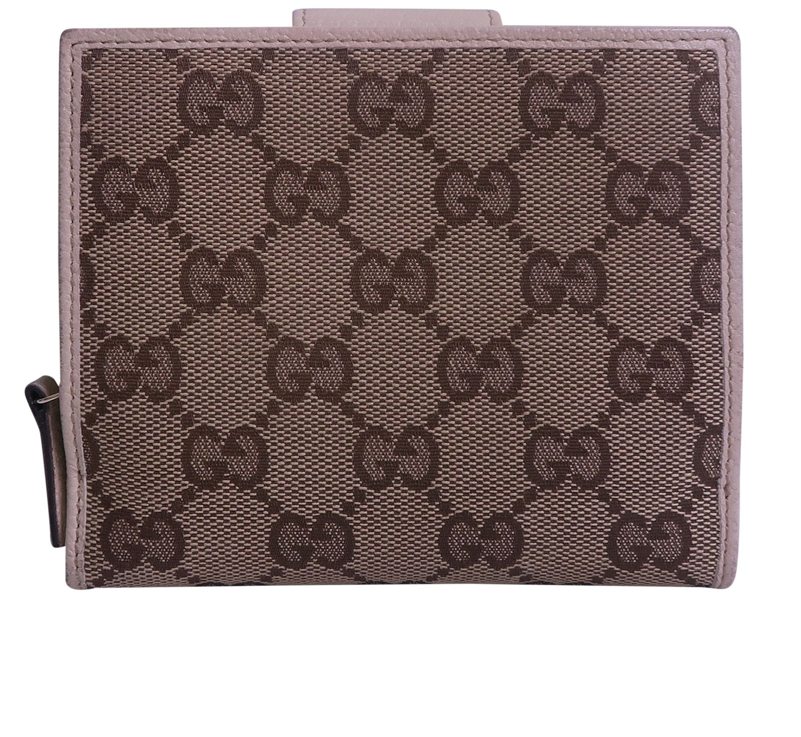 Gucci Abbey Wallet, &pound;120, Accessories, Beige, Canvas, Back view